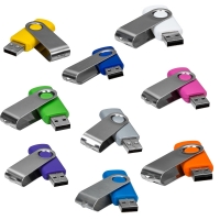 Pen Drive SM Giratório Metal 8GB