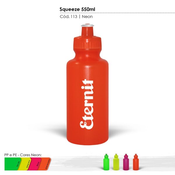 Squeeze 550ml Cores Neons