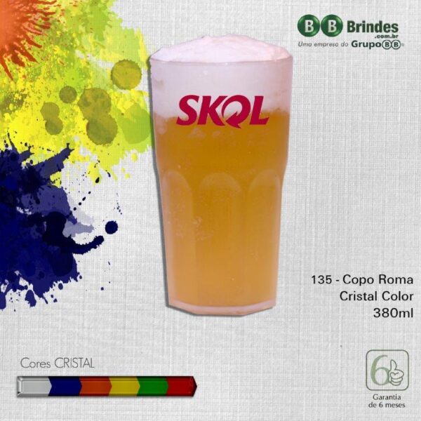 Copo Roma Cristal 370mL