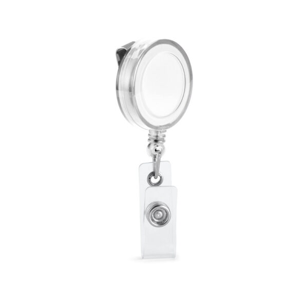 Porta Crachá com Clip metálico