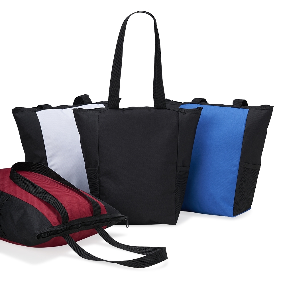 Necessaire Nylon com detalhes em Couro Sintético