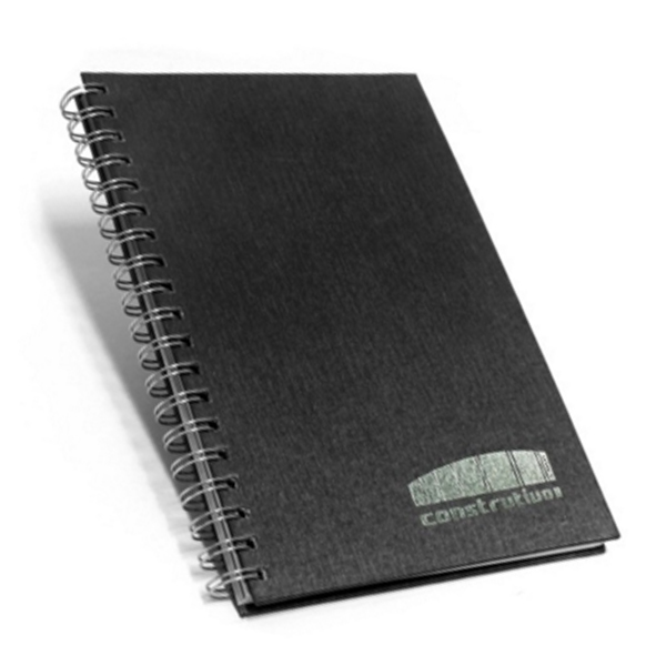 Caderno Escovado Preto 17×24 cm