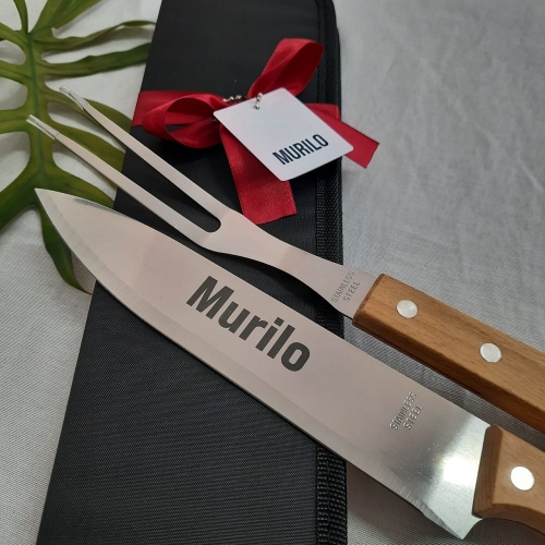 Kit churrasco Personalizado 2 peças