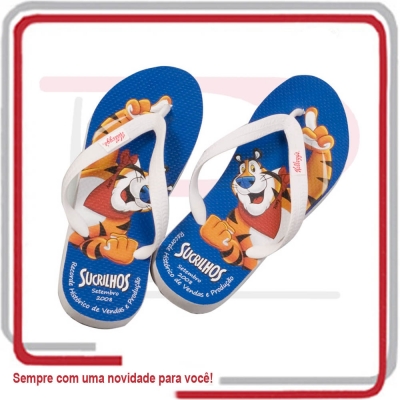 Sandália Unissex Logo Cromia nas Palmilhas