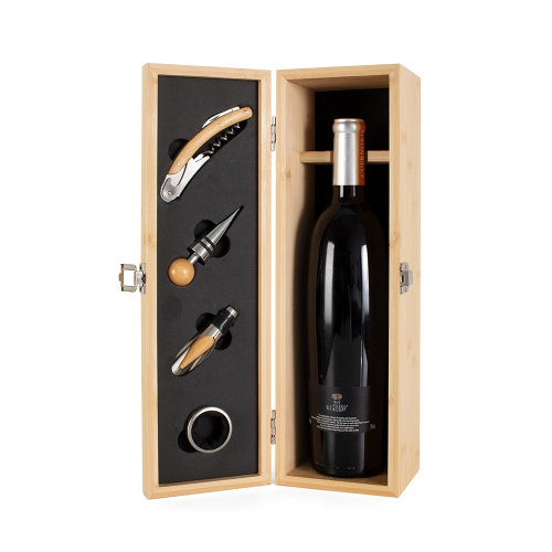 Kit Vinho Bambu 3 Peças