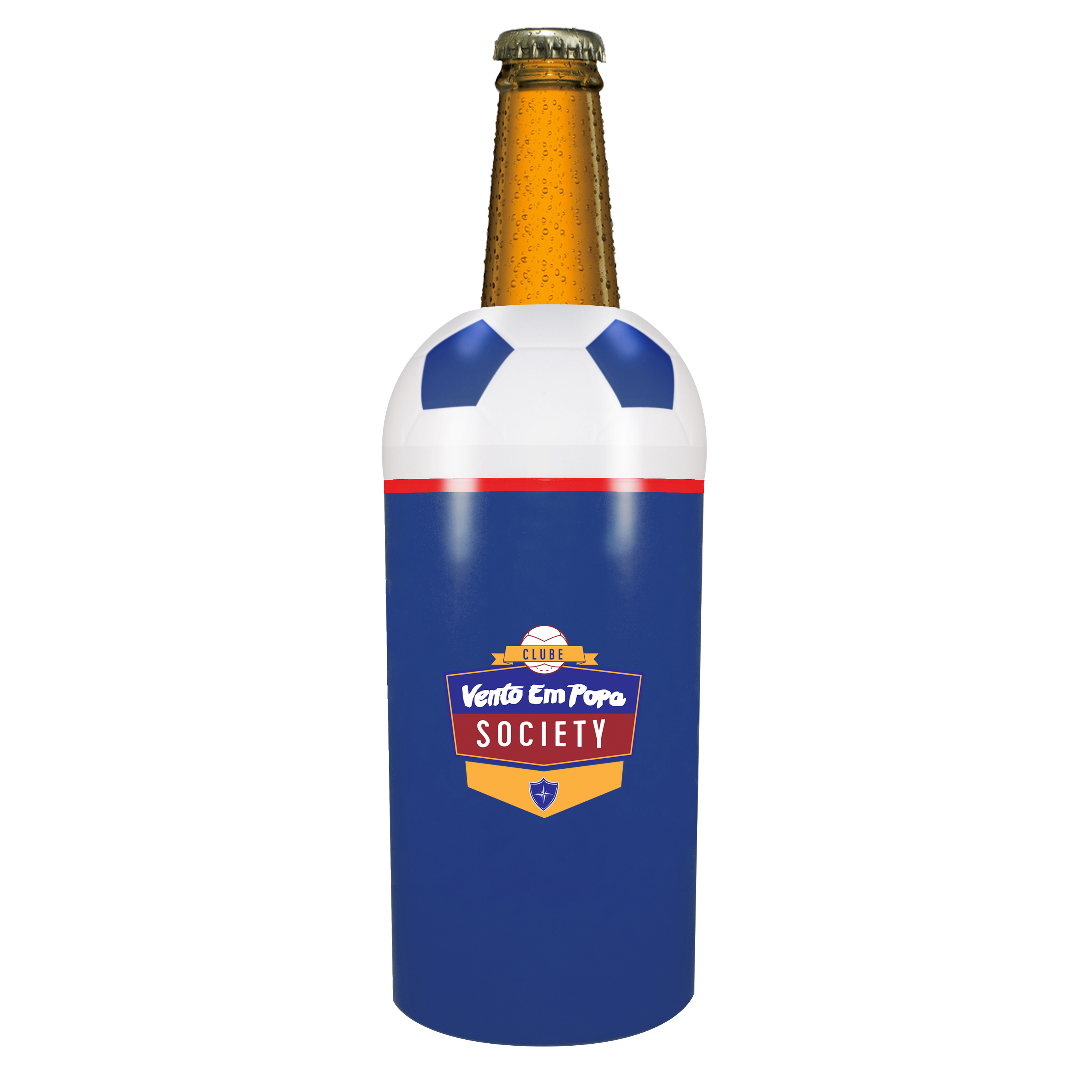 Porta garrafa 600ml azul