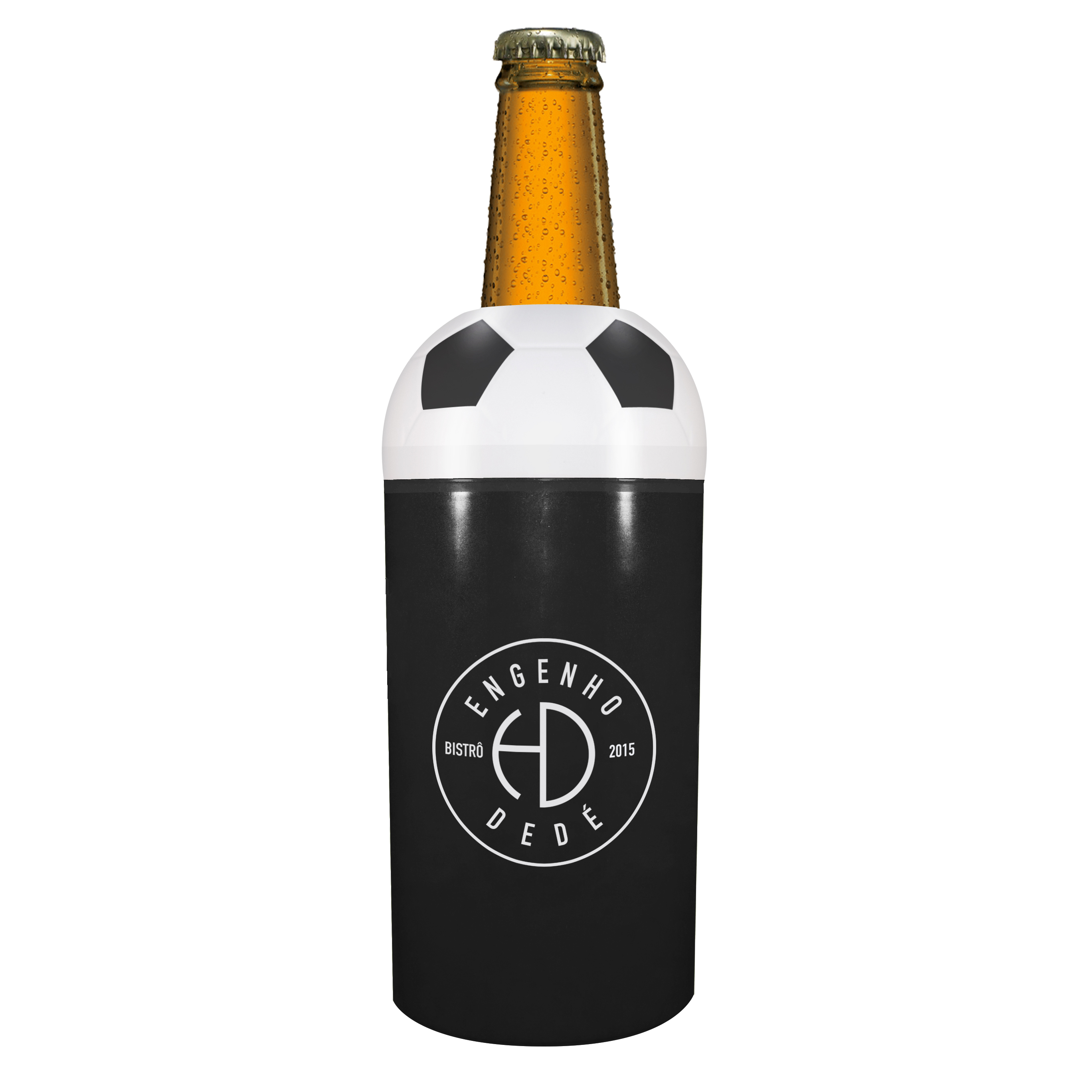 Porta garrafa 600ml preto