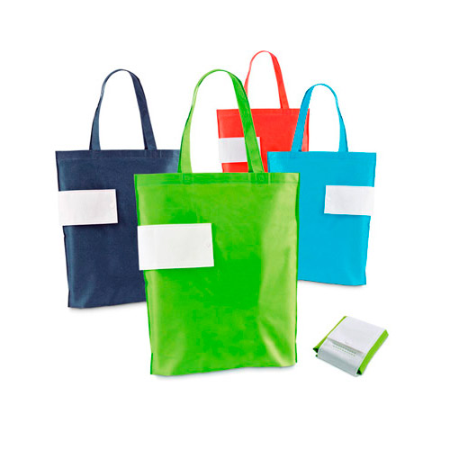 SACOLAS DE TNT DOBRÁVEL PERSONALIZADA