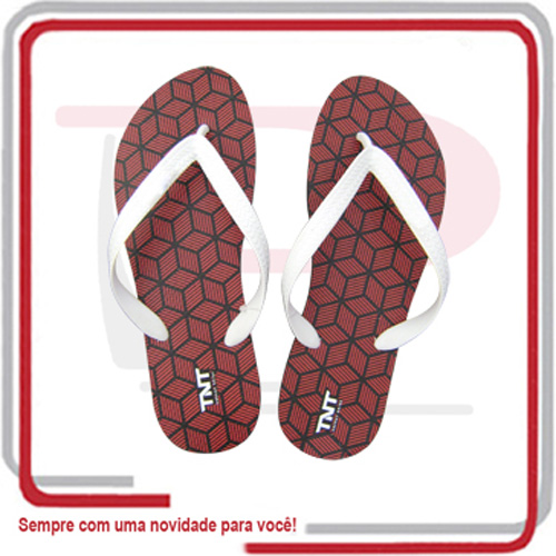 Sandálias Unissex Logo Traço nas Palmilhas
