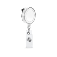 Porta Crachá com Clip metálico