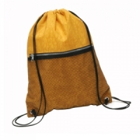 Mochila Saco com bolso e ziper personalziada