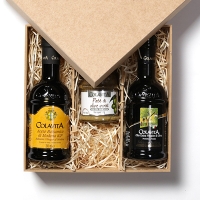 Kit Gourmet com Azeite Extra Virgem italiano, Vinagre Balsâmico e aperitivo 